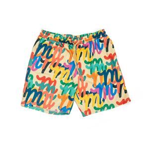 MIFLAND Million Ms Mesh Shorts Multicolor Streetwear Sz S